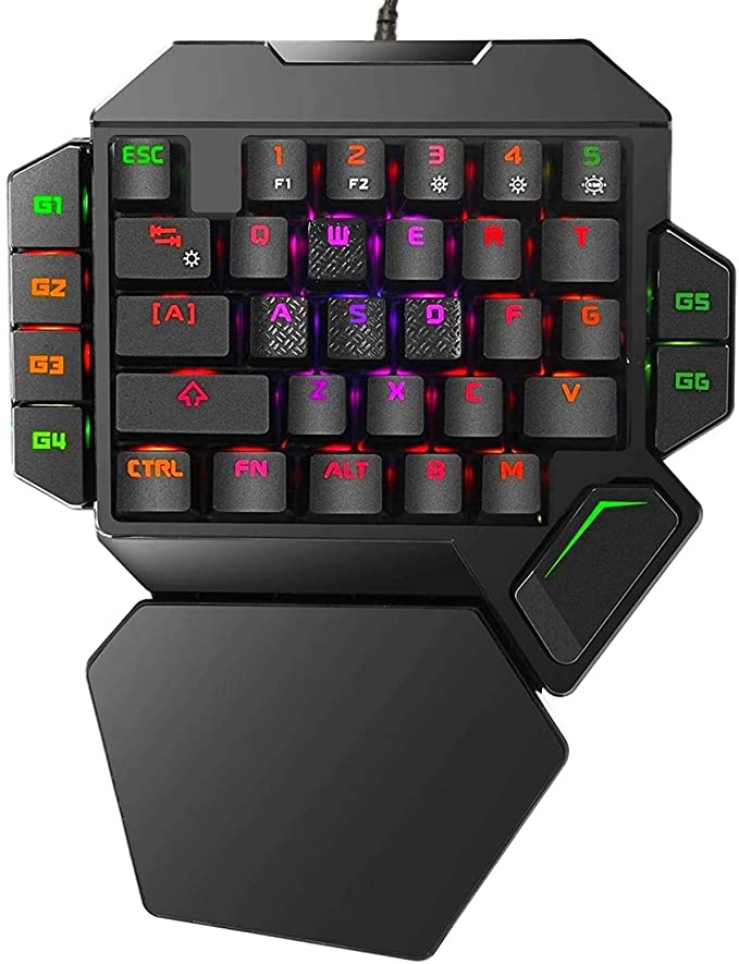 Cakce one handed gaming keyboard